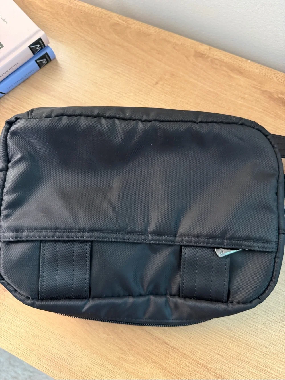 Lug Switch Black Quilted Crossbody Bag